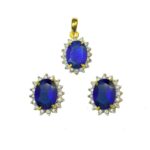 Diamond Pendant Set