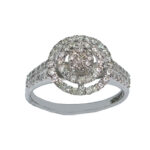 White Gold Ladies Diamond Ring