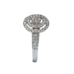 White Gold Ladies Diamond Ring - Image 2