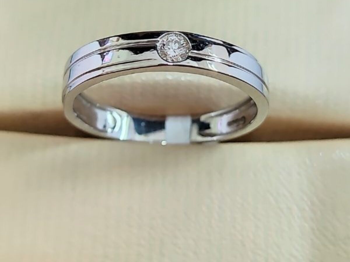 Platinum Ring For Men Price In Bangladesh Men's Wedding Band With