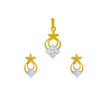 Diamond Pendant Set