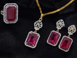 diamond pendant set