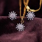 Diamond pendant set