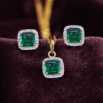 Diamond pendant set
