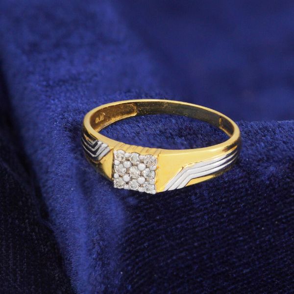 Diamond Gents Ring