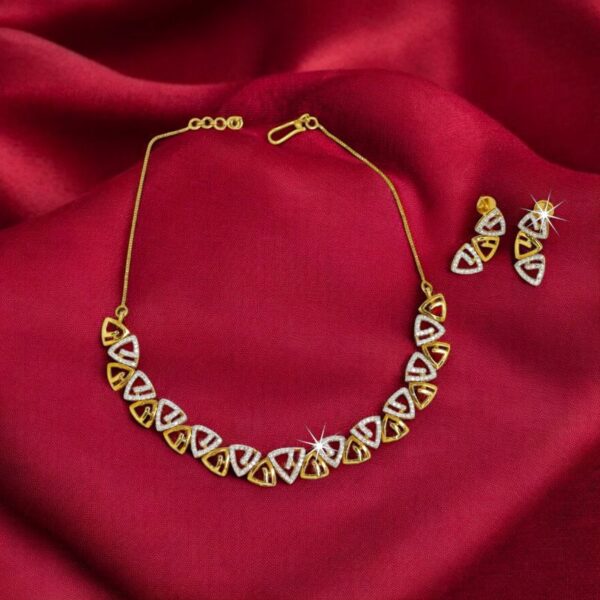 diamond necklace set